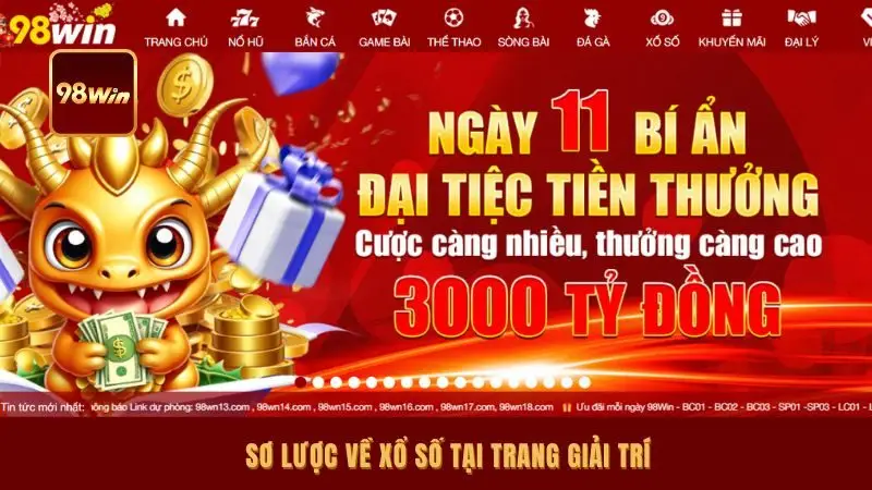 Sơ lược về xổ số tại trang giải trí